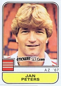 Sticker Jan Peters - Voetbal 1981-1982 n. 37 - Panini
