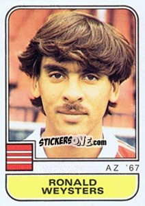 Sticker Ronald Weysters - Voetbal 1981-1982 n. 42 - Panini