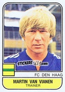 Sticker Martin van Vianen - Voetbal 1981-1982 - Panini