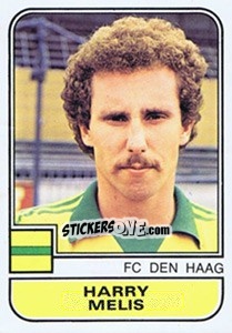 Figurina Harry Melis - Voetbal 1981-1982 - Panini