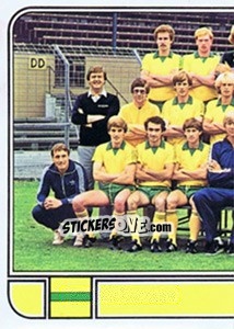 Figurina Team photo - Voetbal 1981-1982 - Panini