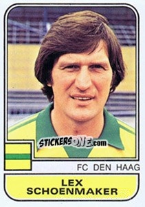 Cromo Lex Schoenmaker - Voetbal 1981-1982 - Panini