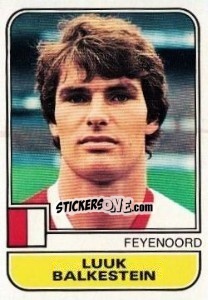 Figurina Luuk Balkestein - Voetbal 1981-1982 - Panini