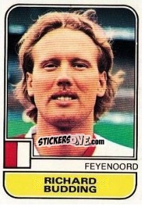 Sticker Richard Budding - Voetbal 1981-1982 - Panini