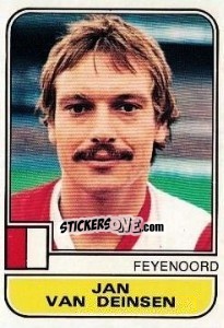 Sticker Jan van Deinsen - Voetbal 1981-1982 n. 69 - Panini