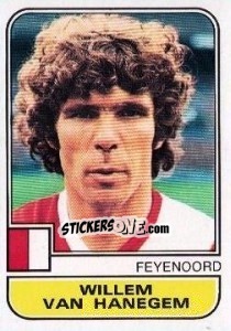 Sticker Willem van Hanegem - Voetbal 1981-1982 n. 73 - Panini