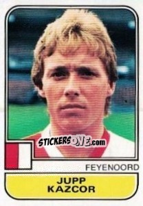 Sticker Jupp Kazcor - Voetbal 1981-1982 n. 75 - Panini