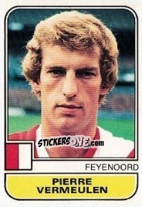 Sticker Pierre Vermeulen - Voetbal 1981-1982 n. 79 - Panini