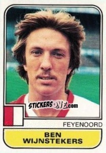 Sticker Ben Wijnsteker - Voetbal 1981-1982 n. 80 - Panini