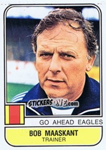 Sticker Bob Maaskant - Voetbal 1981-1982 - Panini