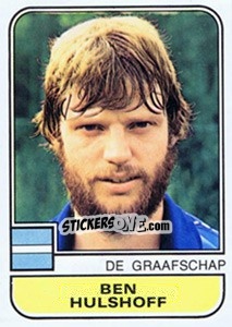Sticker Ben Hulshoff - Voetbal 1981-1982 n. 105 - Panini