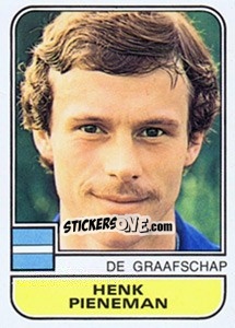 Cromo Henk Pieneman - Voetbal 1981-1982 - Panini