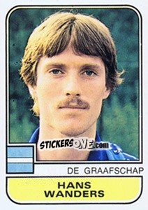 Sticker Hans Wanders - Voetbal 1981-1982 n. 116 - Panini