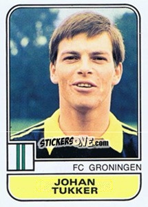 Sticker Johan Tukker - Voetbal 1981-1982 n. 121 - Panini