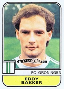 Cromo Eddy Bakker - Voetbal 1981-1982 - Panini