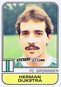 Sticker Herman Dijkstra - Voetbal 1981-1982 n. 126 - Panini