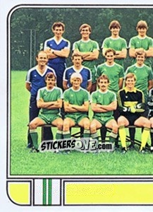 Sticker Team photo - Voetbal 1981-1982 - Panini