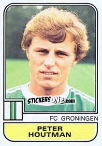 Sticker Peter Houtman - Voetbal 1981-1982 - Panini