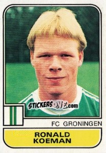 Sticker Ronald Koeman - Voetbal 1981-1982 n. 132 - Panini