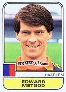 Sticker Edward Metgod - Voetbal 1981-1982 n. 140 - Panini