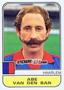 Sticker Abe van den Ban - Voetbal 1981-1982 - Panini