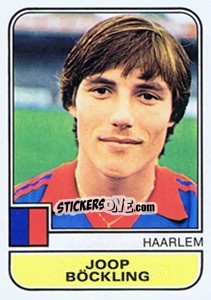 Sticker Joop Bockling - Voetbal 1981-1982 - Panini