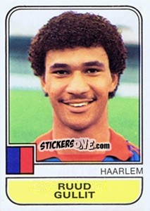 Sticker Ruud Gullit - Voetbal 1981-1982 n. 144 - Panini