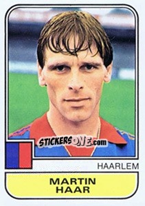 Sticker Martin Haar - Voetbal 1981-1982 - Panini