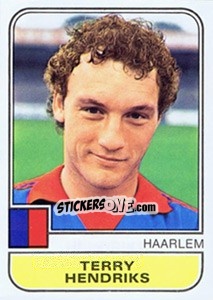 Sticker Terry Hendriks - Voetbal 1981-1982 - Panini