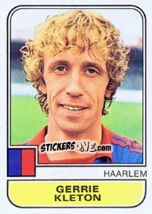 Figurina Gerrie Kleton - Voetbal 1981-1982 - Panini