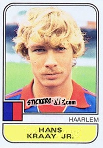 Sticker Hans Kraay Jr. - Voetbal 1981-1982 n. 151 - Panini