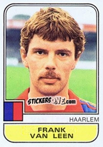 Sticker Frank van Leen - Voetbal 1981-1982 - Panini