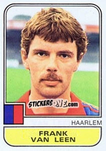 Figurina Frank van Leen - Voetbal 1981-1982 - Panini