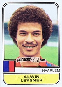 Sticker Alwin Leysner - Voetbal 1981-1982 - Panini