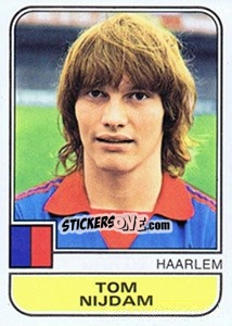 Sticker Tom Nijdam - Voetbal 1981-1982 - Panini