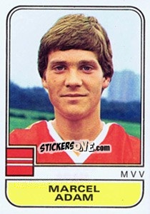 Cromo Marcel Adam - Voetbal 1981-1982 - Panini