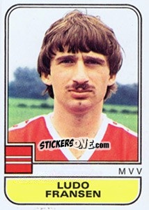 Sticker Ludo Fransen - Voetbal 1981-1982 - Panini