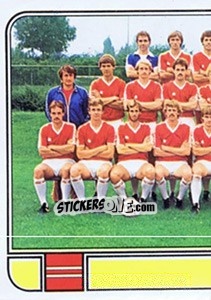 Sticker Team photo - Voetbal 1981-1982 n. 166 - Panini