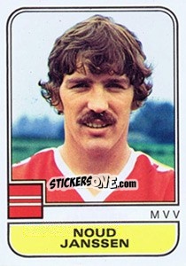 Sticker Noud Janssen - Voetbal 1981-1982 - Panini