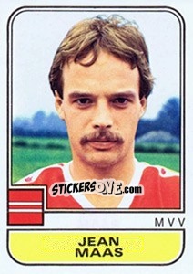Sticker Jean Maas - Voetbal 1981-1982 - Panini