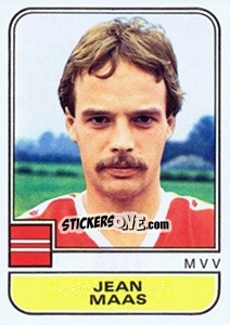 Figurina Jean Maas - Voetbal 1981-1982 - Panini