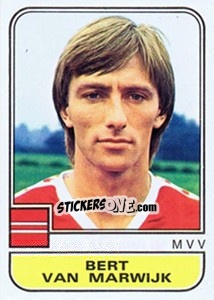 Cromo Bert van Marwijk - Voetbal 1981-1982 - Panini