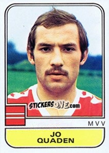 Sticker Jo Quaden - Voetbal 1981-1982 - Panini