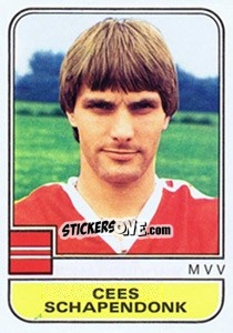 Sticker Cees Schapendonk - Voetbal 1981-1982 - Panini