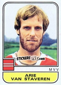 Cromo Arie van Staveren - Voetbal 1981-1982 - Panini