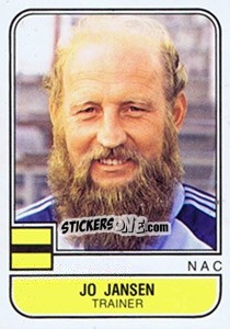 Sticker Jo Jansen - Voetbal 1981-1982 - Panini
