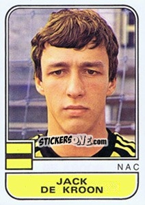 Cromo Jack de Kroon - Voetbal 1981-1982 - Panini