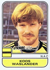 Sticker Koos Waslander - Voetbal 1981-1982 - Panini