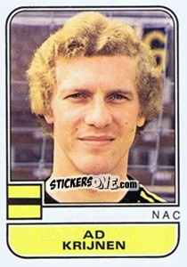 Sticker Ad Krijnen - Voetbal 1981-1982 - Panini