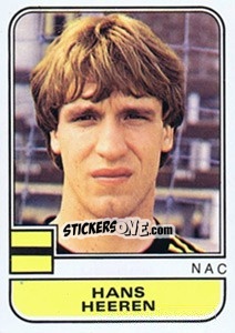 Sticker Hans Heeren - Voetbal 1981-1982 n. 187 - Panini